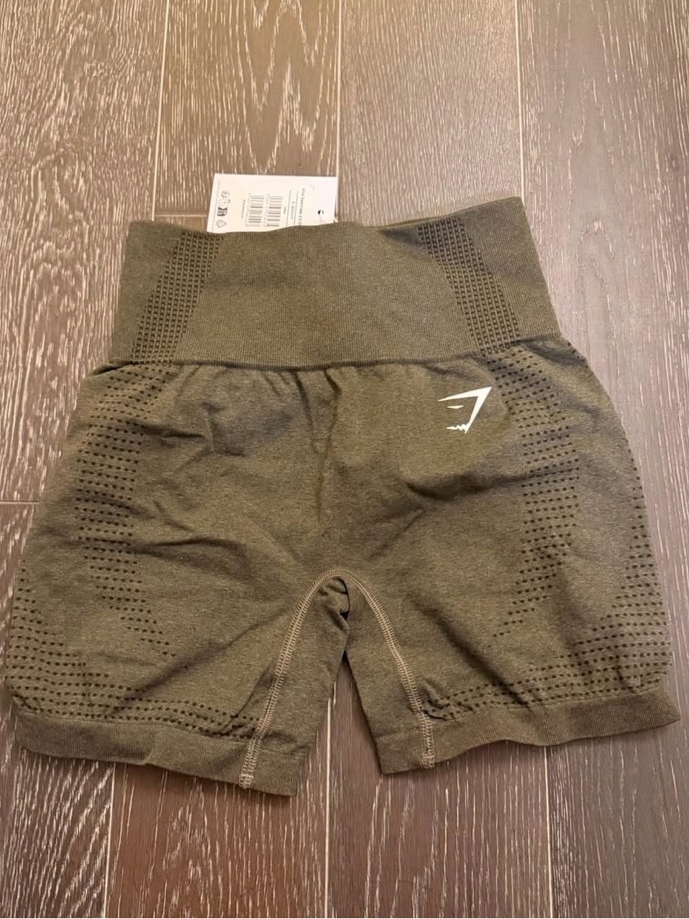 Gymshark Vital Seamless 2.0 Shorts in Olive Green